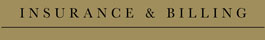 Insurance and Billing